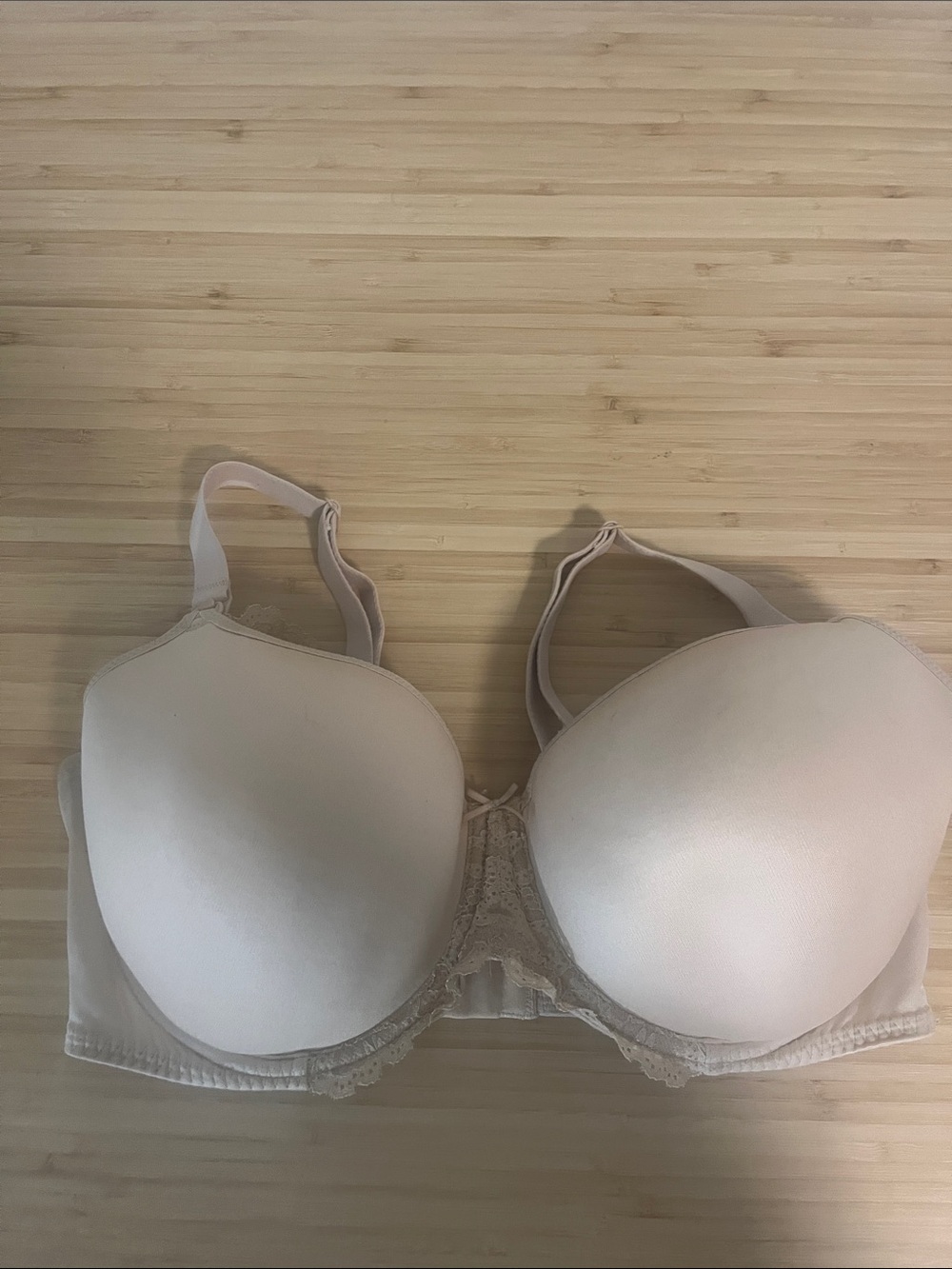 Wacoal Nude Lace-Trim Nursing T-Shirt Bra 38DD